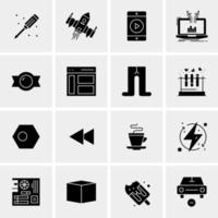 16 Universal Business Icons Vector Creative Icon Illustration to use in web and Mobile Related project