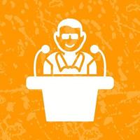 Unique Lecture Vector Icon