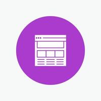 Website Page Interface Web Online vector