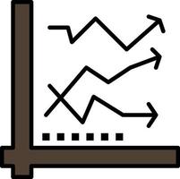 Graph Analysis Analytic Analytics Chart Data  Flat Color Icon Vector icon banner Template