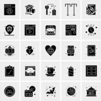 25 Universal Business Icons Vector Creative Icon Illustration to use in web and Mobile Related project