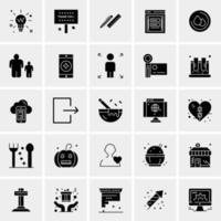 25 Universal Business Icons Vector Creative Icon Illustration to use in web and Mobile Related project