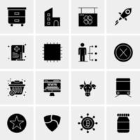 16 Universal Business Icons Vector Creative Icon Illustration to use in web and Mobile Related project