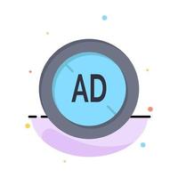 Ad Blocker Ad Blocker Digital Business Logo Template Flat Color vector