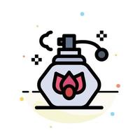 Cleaning Spray Clean Abstract Flat Color Icon Template vector