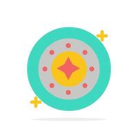 Cosmos Galaxy Shine Space Star Universe Abstract Circle Background Flat color Icon vector