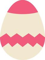 Easter Egg Spring  Flat Color Icon Vector icon banner Template