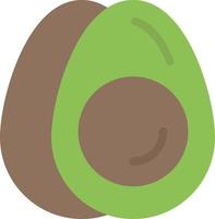 huevo huevos vacaciones pascua color plano icono vector icono banner plantilla