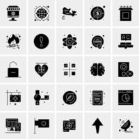 25 Universal Business Icons Vector Creative Icon Illustration to use in web and Mobile Related project