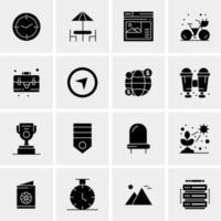 16 Universal Business Icons Vector Creative Icon Illustration to use in web and Mobile Related project