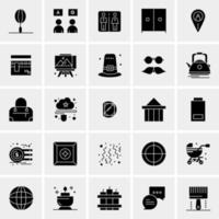 25 Universal Business Icons Vector Creative Icon Illustration to use in web and Mobile Related project