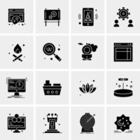 16 Universal Business Icons Vector Creative Icon Illustration to use in web and Mobile Related project