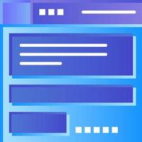 File Browser Computing Code  Flat Color Icon Vector icon banner Template