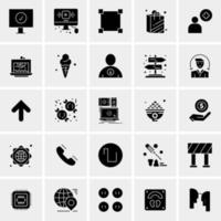 25 Universal Business Icons Vector Creative Icon Illustration to use in web and Mobile Related project