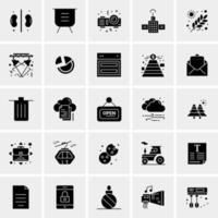 25 Universal Business Icons Vector Creative Icon Illustration to use in web and Mobile Related project