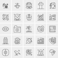 25 Universal Business Icons Vector Creative Icon Illustration to use in web and Mobile Related project