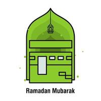 Ramadan Kareem concept banner vector illustration