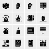 16 Universal Business Icons Vector Creative Icon Illustration to use in web and Mobile Related project