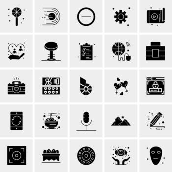 25 Universal Business Icons Vector Creative Icon Illustration to use in web and Mobile Related project