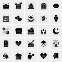 25 Universal Business Icons Vector Creative Icon Illustration to use in web and Mobile Related project