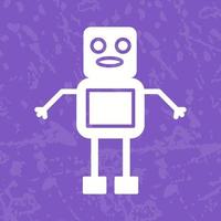 Unique Robot Vector Icon