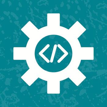 Unique Code Optimization Vector Icon