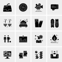 16 Universal Business Icons Vector Creative Icon Illustration to use in web and Mobile Related project