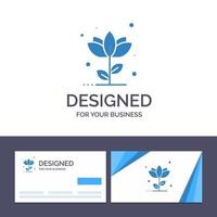 Creative Business Card and Logo template Flora Floral Flower Nature Rose Vector Illustration
