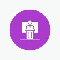 Speech Business Conference Event Presentation Room Speaker vector