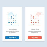 Unstructured Data Insecure Data Science  Blue and Red Download and Buy Now web Widget Card Template vector