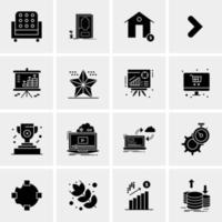 16 Universal Business Icons Vector Creative Icon Illustration to use in web and Mobile Related project