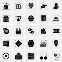 25 iconos de negocios universales vector ilustración de icono creativo para usar en proyectos relacionados con la web y dispositivos móviles