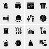 16 Universal Business Icons Vector Creative Icon Illustration to use in web and Mobile Related project