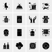 16 Universal Business Icons Vector Creative Icon Illustration to use in web and Mobile Related project