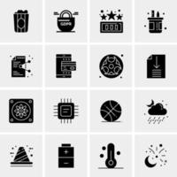 16 Universal Business Icons Vector Creative Icon Illustration to use in web and Mobile Related project