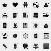 25 Universal Business Icons Vector Creative Icon Illustration to use in web and Mobile Related project