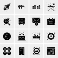 16 Universal Business Icons Vector Creative Icon Illustration to use in web and Mobile Related project