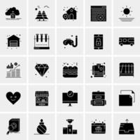 25 Universal Business Icons Vector Creative Icon Illustration to use in web and Mobile Related project