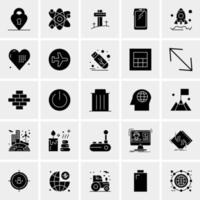 25 Universal Business Icons Vector Creative Icon Illustration to use in web and Mobile Related project