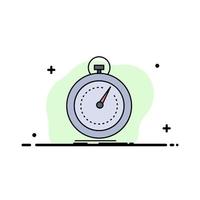 Done fast optimization speed sport Flat Color Icon Vector