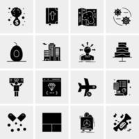 16 Universal Business Icons Vector Creative Icon Illustration to use in web and Mobile Related project