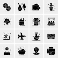 16 Universal Business Icons Vector Creative Icon Illustration to use in web and Mobile Related project