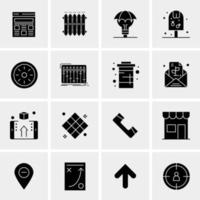 16 Universal Business Icons Vector Creative Icon Illustration to use in web and Mobile Related project