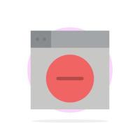 Web Design Less minimize Abstract Circle Background Flat color Icon vector