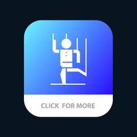 Command Control Human Manipulate Manipulation Mobile App Button Android and IOS Glyph Version vector