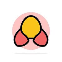 Beach Bikini Clothes Clothing Abstract Circle Background Flat color Icon vector