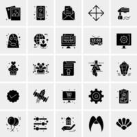 25 iconos de negocios universales vector ilustración de icono creativo para usar en proyectos relacionados con la web y dispositivos móviles