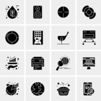 16 Universal Business Icons Vector Creative Icon Illustration to use in web and Mobile Related project