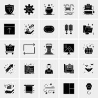 25 Universal Business Icons Vector Creative Icon Illustration to use in web and Mobile Related project