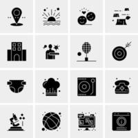 16 Universal Business Icons Vector Creative Icon Illustration to use in web and Mobile Related project